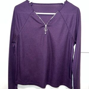 SHEIN Deep Purple Knitwear